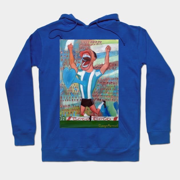 Gol de Argentina Hoodie by diegomanuel